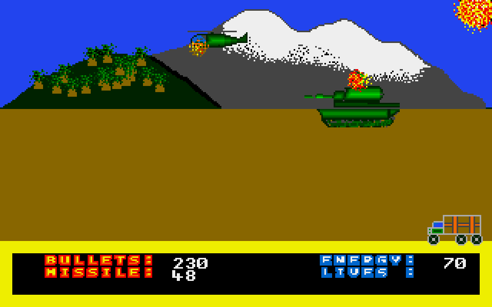 Tank atari screenshot